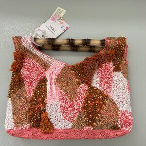 Beaded Bag Handcrafted in India Brand new with tag Viral on Tik Tok!  Brand new